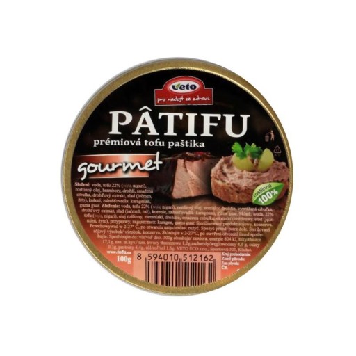 Patifu gurmánska paštéta 100g Veto