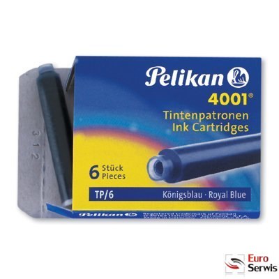 ATRAMENTOVÉ KAZETY PELIKAN KRÁTKE (6), ČIERNA