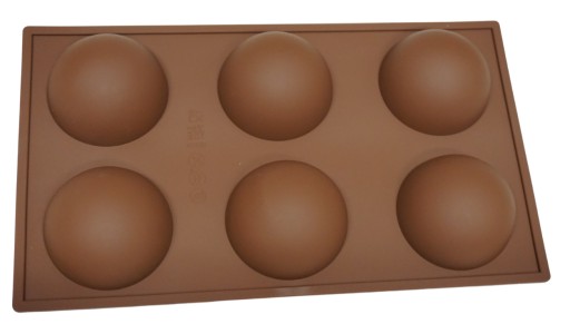 SILIKÓNOVÁ FORMA NA PEČENIE PLÁŠKOV, VEĽKÉ POLOGULY