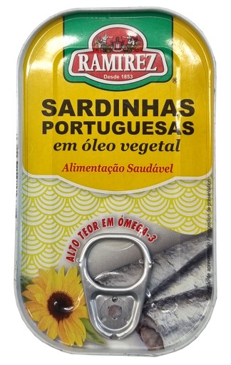 Sardinky v rastlinnom oleji Ramirez 125g