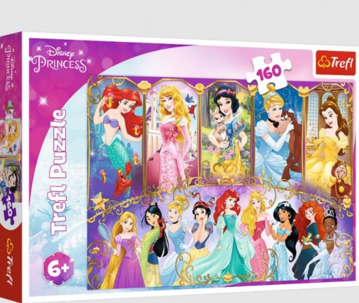 Puzzle 160 dielikov. Portréty Disney princezien