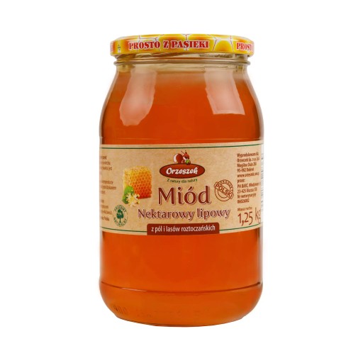 Lipový nektárový med Orzeszek 250 g