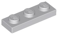 LEGO 3623 TANIER 1x3 svetlosivá NOVINKA (1g)