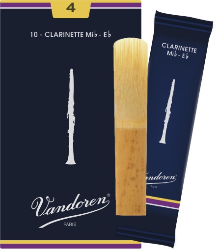 Klarinetový plátok Es Eb 4 Vandoren Classic Blue CR114 1 ks.
