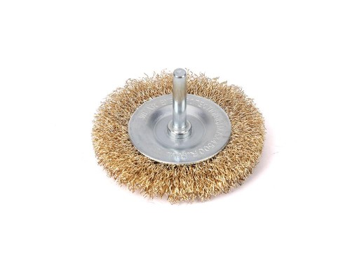 Kotúčová kefa so stopkou - FI vlnitý drôt