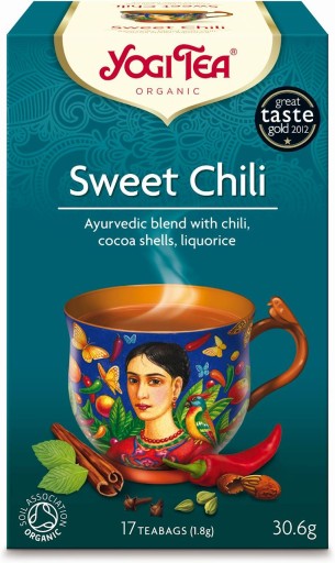 Čaj SWEET CHILLI, kakaové šupky, sladké drievko, BIO