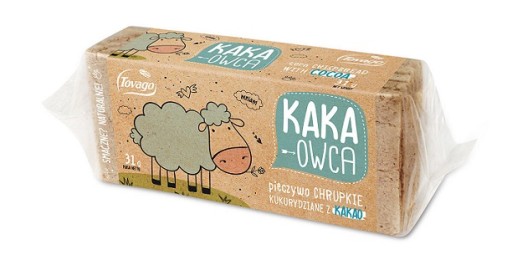 Kukuričný chrumkavý chlieb s kakaom 31g Tovago