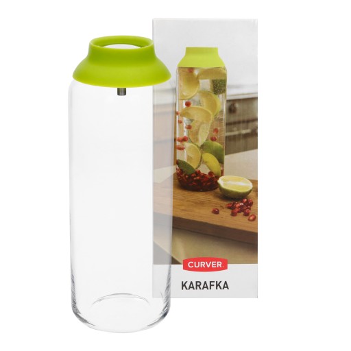 Karafa so sitkom a vrchnákom, 1L, zelená CURVER 0788