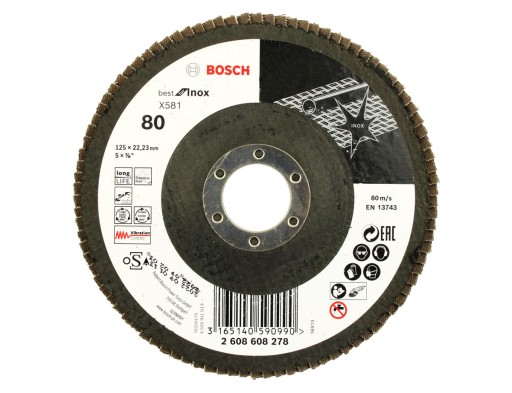 BOSCH KOTOUČ KLAPKA 125mm GR.80 PRE INOX