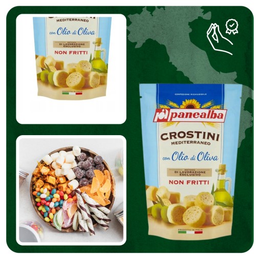 Panealba Crostini Olio - toast s olivovým olejom 100g
