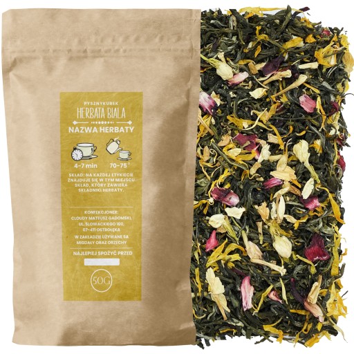 FUJIAN BIELY MANGO S MUČENOU 50G Biely čaj