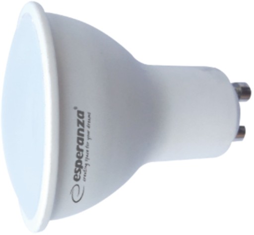GU10 LED ŽIAROVKA, TEPLO BIELA, ÚSPORA ENERGIE, 6W