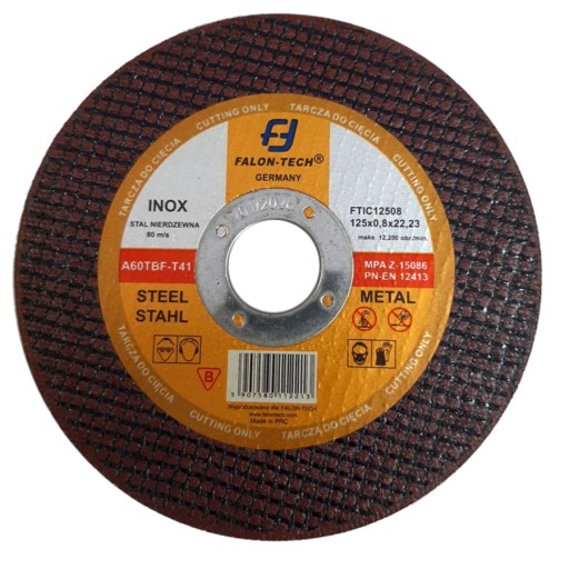 KOVOVÉ REZNÉ DISKY 125 mm X 0,8 mm SADA DISKOV 5 kusov