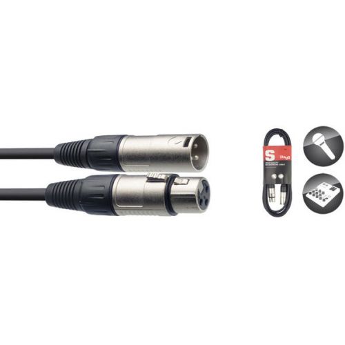 Stagg SMC1 - 1m XLR/XLR mikrofónový kábel