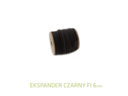 ČIERNY EXPANDER FI 6mm NA MONTÁŽ PLACHTY
