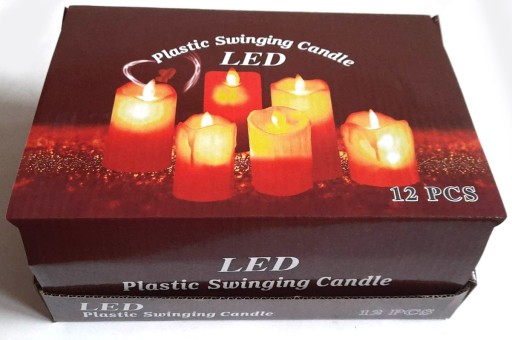 LED sviečková vložka do sviečok simulácia MOVING FLAME
