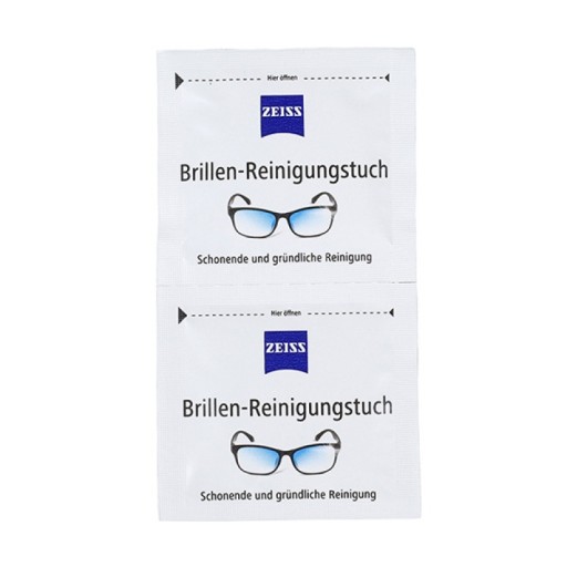 ZEISS ČISTIACE Utierky na okuliare a displeje, 10 KS, BIELE