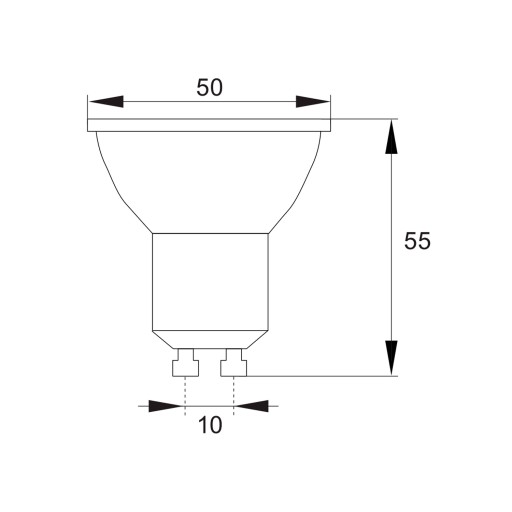 GU10 LED žiarovka 5W neutrálna farba 4000K SAMSUNG*