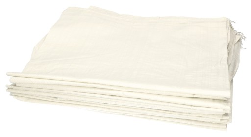 TAŠKA POLYPROPYLÉNOVÁ 10 KUS BIELA 65X105 CM 50 KG