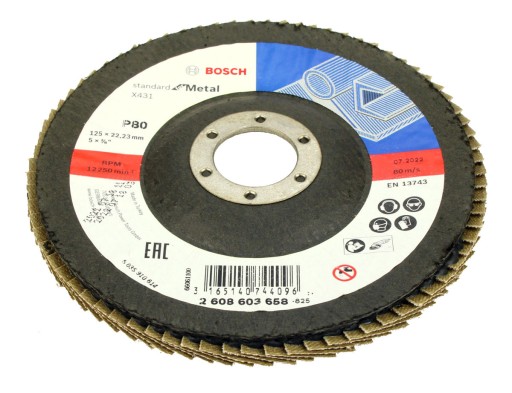 BOSCH KOTOUČ KLAPKA 125mm GR.80 NA KOV