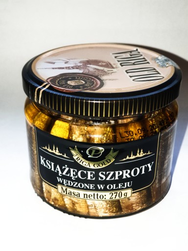 Książęce Šproty údené RIGA GOLD Dóza 270 g