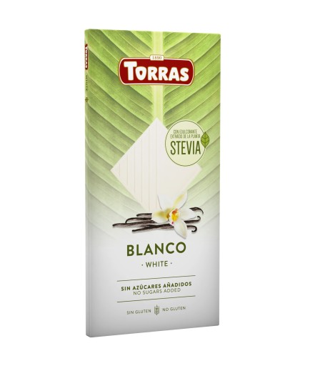 Torras White Chocolate Bez pridaného cukru Fit white