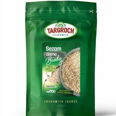 Tarpea Sezamové semienka Biele sezamové semienka Zdroj bielkovín Horčík Fosfor 100g