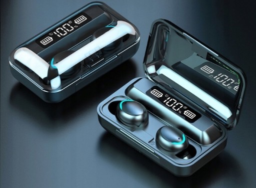 Bezdrôtové slúchadlá do uší F9+ PRO Športová powerbanka Bluetooth 5.1
