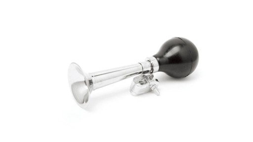 Bicykel TRUMPET klaksón na bicykel chróm, dĺžka 21 cm DUNLOP