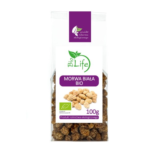 BioLife sušená moruša biela bio 100 g