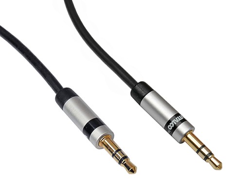 JACK kábel 3,5mm 3P TRS stereo zástrčka-zástrčka SLIM VITALCO 3m