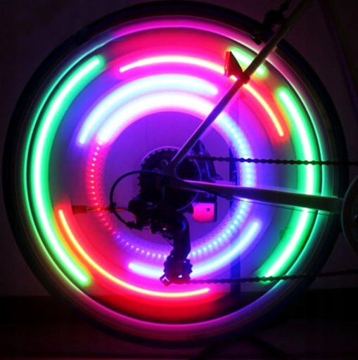 LED BICYKEL SVETLÁ KRYT KOLESA