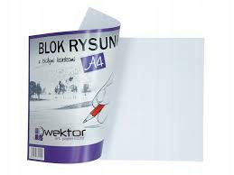 A4 PAPIER BIELY BLOK PRE DETI NA KRESLENIE BLOK