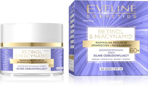 Eveline Cosmetics Retinol & Niacinamide cream 60+