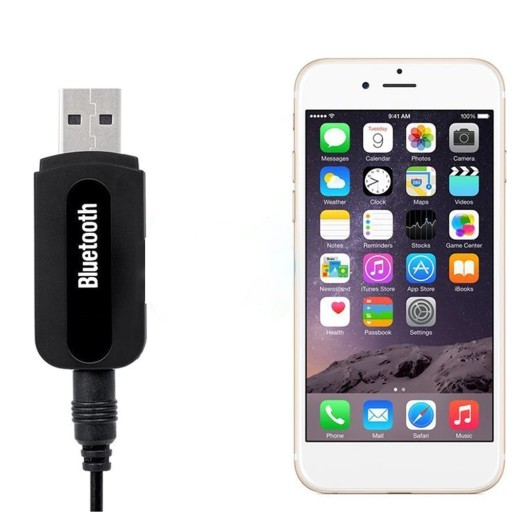 PRIJÍMAČ ZVUKU ADAPTÉR BLUETOOTH USB + AUX