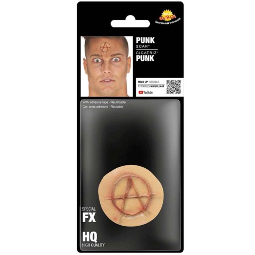 MAKE UP halloween DEKORÁCIA anarchia DEKORÁCIA jazva