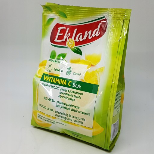 EKLAND INSTANTNÝ ČAJ CITRÓN 300g DÁTUM: 2025/07