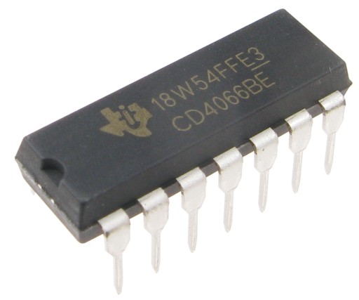 CD4066BE quad DIP14/4816 analógový kľúč