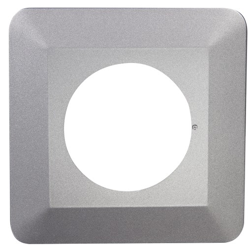 ZAMEL JEDNODUCHÝ STRIEBORNÝ KRYT NA STENU OSX-910-SRB