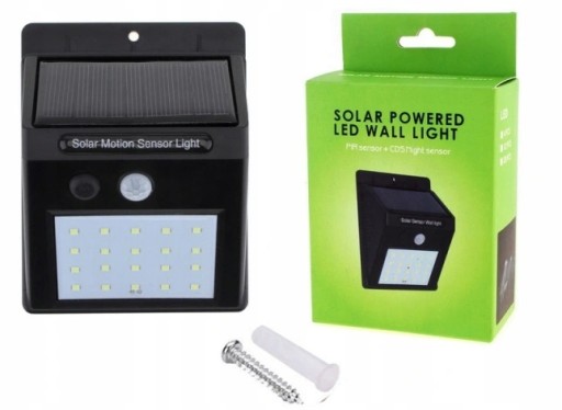 20LED SOLÁRNE LAMPY S POHYBOVÝM A SNÍMAČOM SÚMRAK