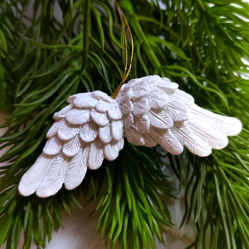 Angel wings anjelské krídla anjelský sadrový prívesok sada 9 ks.