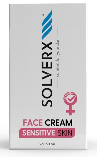 SOLVERX Krém na tvár pre citlivú pleť 50 ml