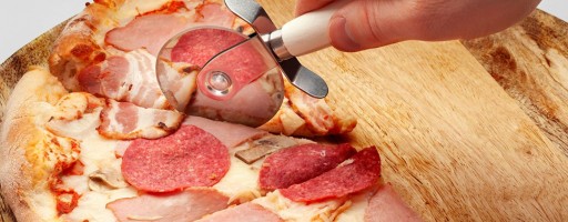 OKRUHOVÝ NÔŽ NA REZANIE PIZZY PRSTEŇ KRUHÁ ČEPEL