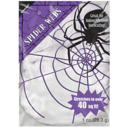 Pavučina HALLOWEEN pavučina BIELA dekorácia DEKORÁCIA