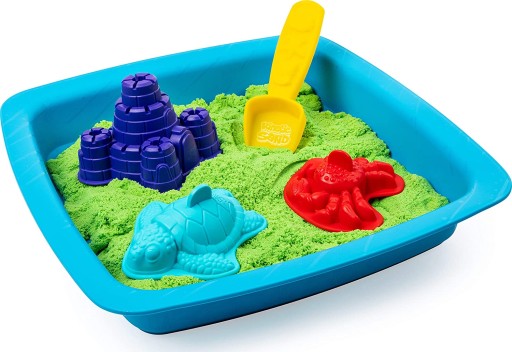 KINETICKÝ MAGICKÝ PIESOK 1kg ZELENÝ PIESOK