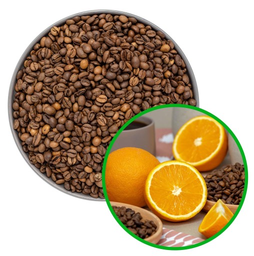 Zrnková káva Arabica ORANGE 100g Čas na čaj