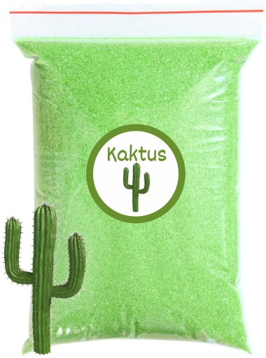 Cukor na cukrovú vatu Kaktus 1kg Kaktusová zelená farebná Suchá