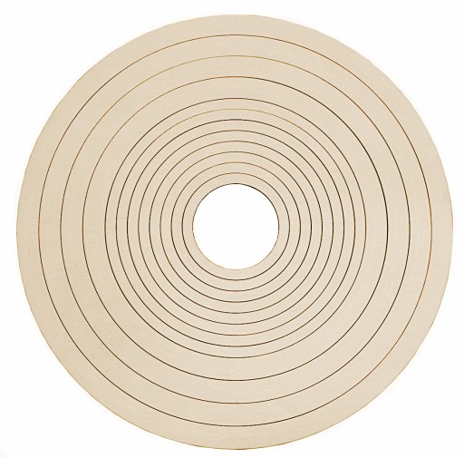 Drevené koliesko na lapač snov, ráfik 34cm - 2cm