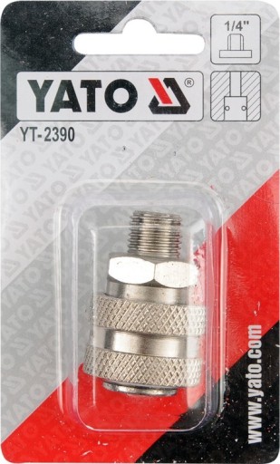 Rýchlospojka, vonkajší závit 1/4 YT-2390 YATO