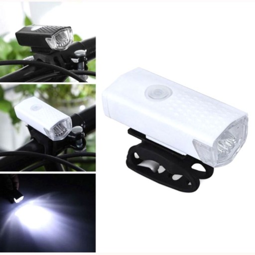 CREE High Power LED predné svetlo na bicykel, nabíjanie cez USB